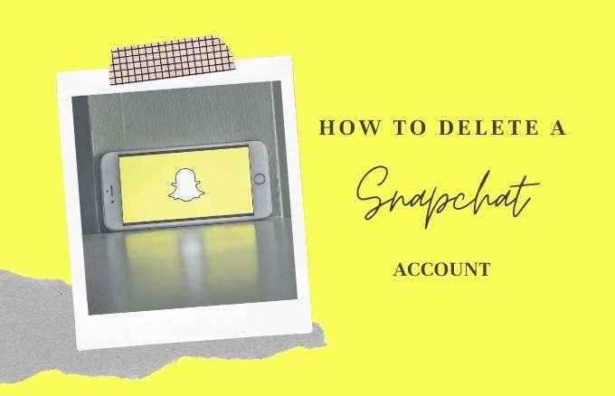 Cómo eliminar una cuenta de Snapchat