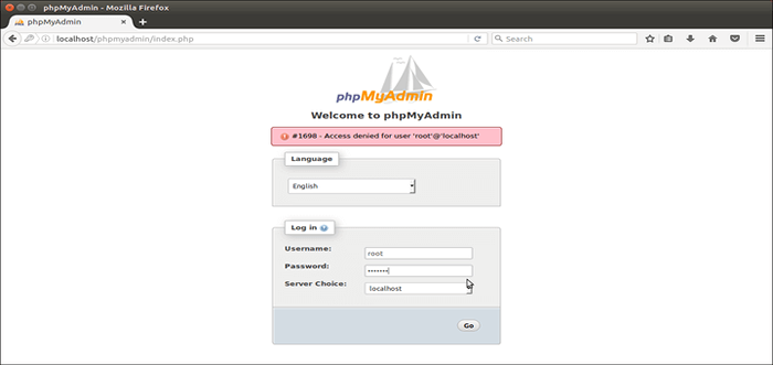 Cara menonaktifkan akses login root ke phpMyadmin