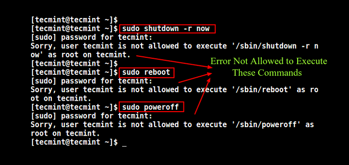 Cara menonaktifkan perintah shutdown dan reboot di linux