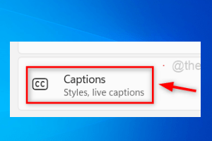 Cómo habilitar o deshabilitar los subtítulos en vivo en Windows 11 PC