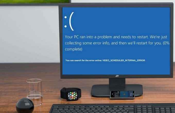 So beheben Sie einen internen Fehler des Video Schedulers BSOD in Windows 10