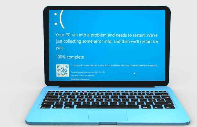 Cara memperbaiki kesalahan video BSOD Kegagalan TDR di Windows 10