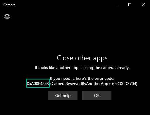 Cómo arreglar el error de la aplicación de la cámara 0xa00f4288 en Windows 11