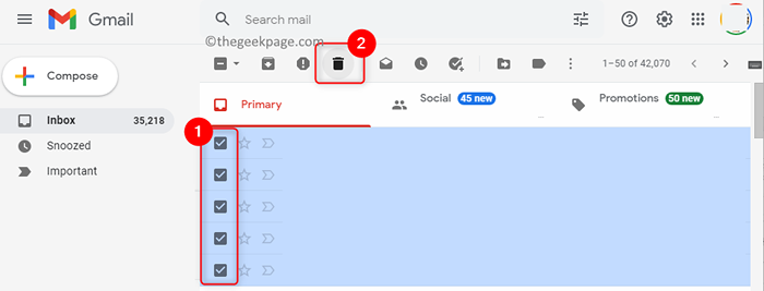 So beheben Sie Google Mail, die keine E -Mails erhalten