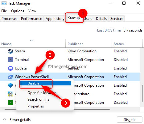 Jak naprawić system Windows PowerShell, który otwiera się w uruchomieniu