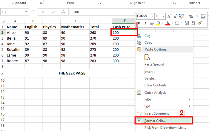 Cómo formatear una celda y aplicar el mismo formato a otras células en MS Excel