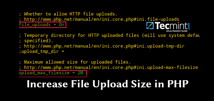 Cómo aumentar el tamaño de la carga de archivos en PHP
