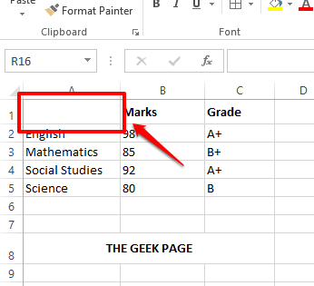 Cara memasukkan garis pepenjuru ke sel di Microsoft Excel