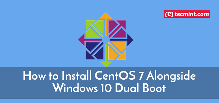Comment installer Centos 7 aux côtés de Windows 10 Double Boot