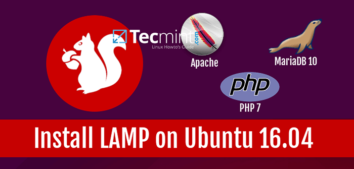 Cara memasang lampu dengan Apache, Php 7 dan Mariadb 10 di Ubuntu 16.04 pelayan