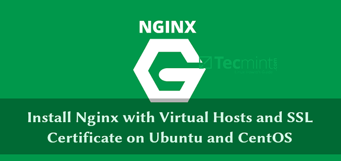 Cara menginstal nginx dengan host virtual dan sertifikat SSL