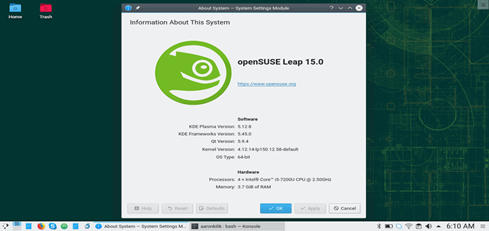 Comment installer OpenSuse Leap 15.0