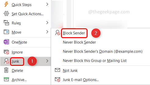So verwalten Sie Junk -E -Mails in Microsoft Outlook