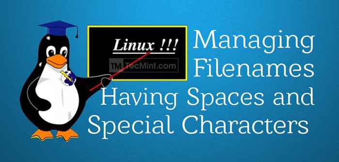Cómo manipular los nombres de archivo que tienen espacios y caracteres especiales en Linux