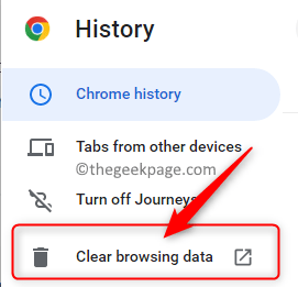Como impedir o Google Chrome de armazenar o histórico de navegação no Windows PC