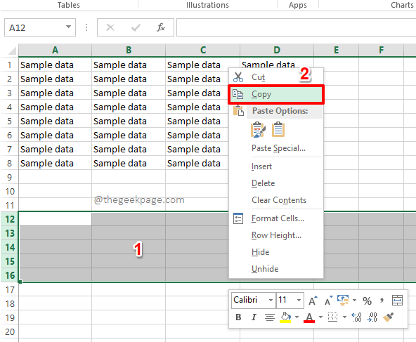 Cara Cepat Masukkan Barisan atau Lajur kosong dengan cepat di lembaran Excel anda