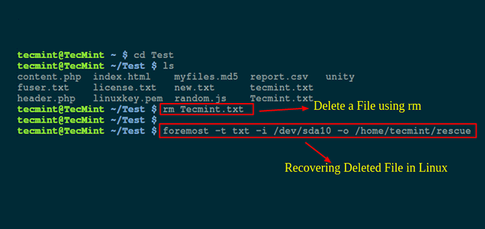 Como recuperar um arquivo excluído no Linux