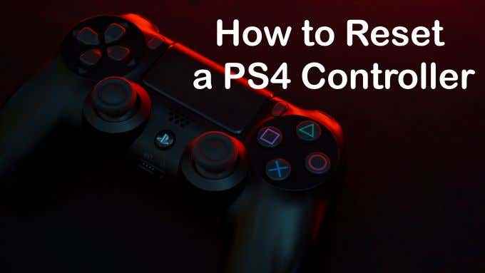 Comment réinitialiser un contrôleur PS4