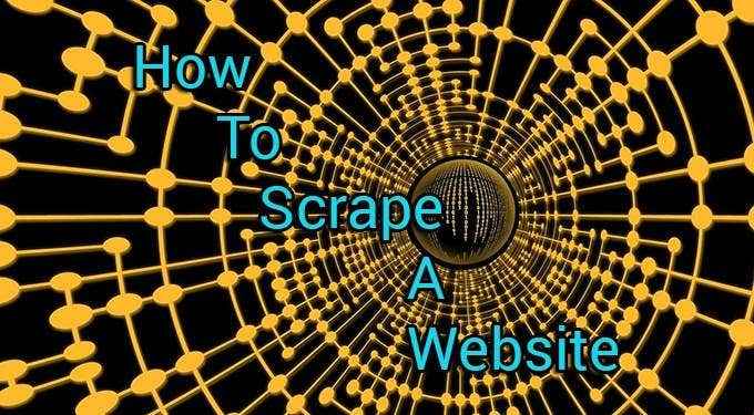 Cómo raspar un sitio web
