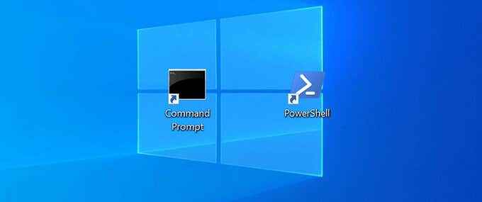 Como configurar o prompt de comando e os atalhos do teclado/desktop do PowerShell