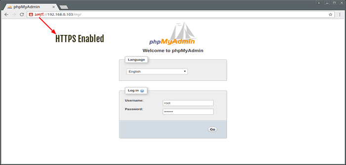 Cara Menyiapkan HTTPS (Sijil SSL) untuk mendapatkan log masuk phpmyadmin
