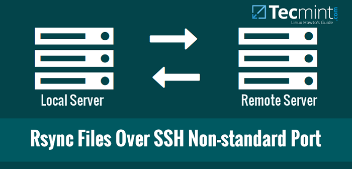 Cara menyinkronkan file/direktori menggunakan rsync dengan port SSH non-standar