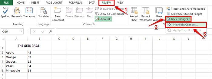 Comment suivre les changements dans Microsoft Excel