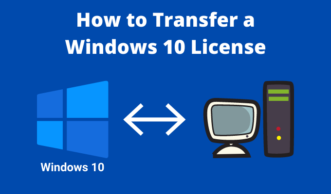 Como transferir uma licença do Windows 10 para um novo computador