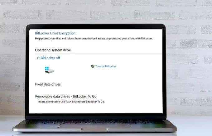 So schalten oder deaktivieren Sie Bitlocker unter Windows 10