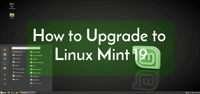 Jak uaktualnić do Linux Mint 19