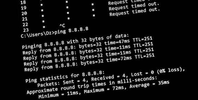 Cara menggunakan perintah ping untuk memecahkan masalah jaringan