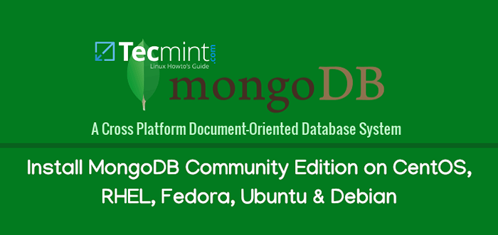 Instal MongoDB Community Edition 4.0 di Linux