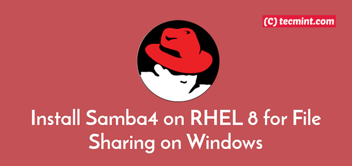 Instal samba4 di rhel 8 untuk berbagi file di windows
