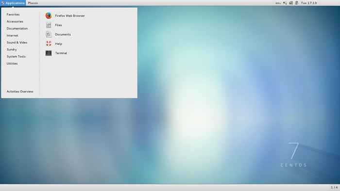 Pemasangan CentOS 7.0 dengan tangkapan skrin