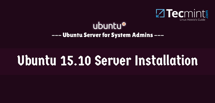 Instalacja Ubuntu 15.10 serwer z zrzutami ekranu