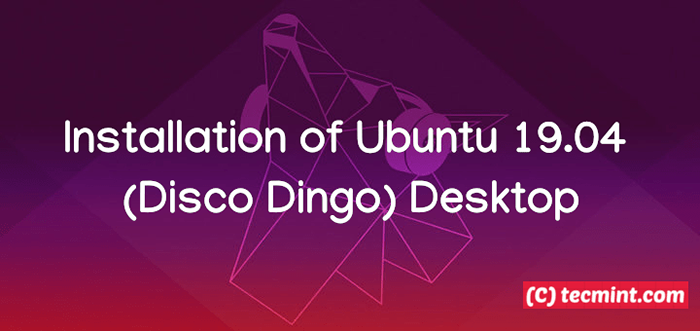 Pemasangan Ubuntu 19.04 (disko dingo) desktop pada sistem firmware UEFI