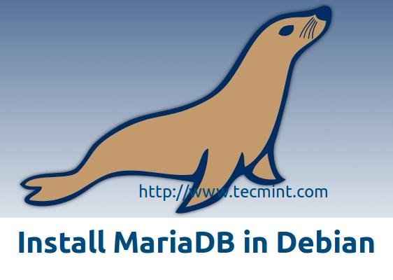 Menginstal Mariadb 10.1 di Debian Jessie dan menjalankan berbagai permintaan Mariadb