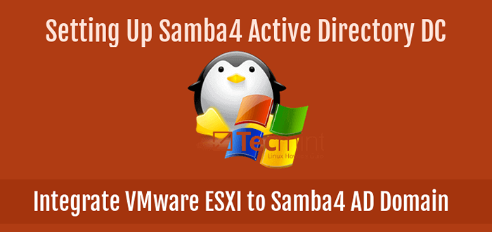 Integrieren Sie VMware ESXI in SAMBA4 AD -Domänencontroller - Teil 16