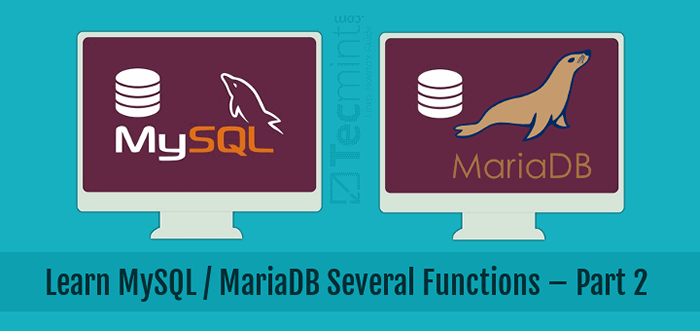 Dowiedz się, jak korzystać z kilku funkcji MySQL i Mariadb - część 2