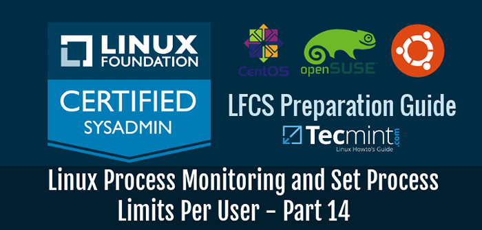 LFCS -Überwachung Linux -Prozesse Ressourcenverbrauch und festgelegte Prozessgrenzen pro Benutzerbasis - Teil 14