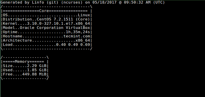 LINFO muestra el estado de salud del servidor de Linux en tiempo real