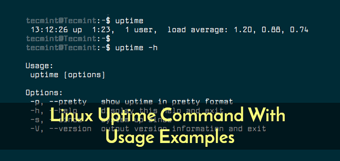 Comando de tiempo de actividad de Linux con ejemplos de uso