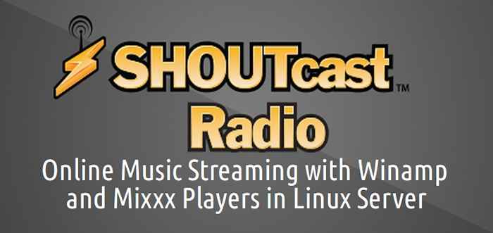 Streaming muzik dalam talian dengan pemain winamp dan konsol dj mixxx menggunakan pelayan radio shoutcast di linux