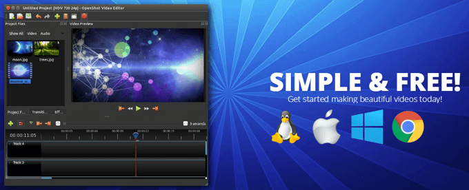 OpenShot Video Editor Como começar