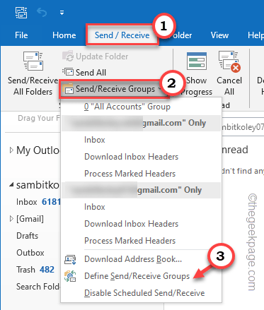 Outlook no envía ni recibe ningún problema de correos electrónicos