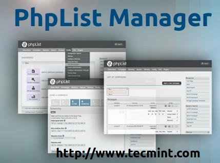 PHPLIST - Open Source -E -Mail -Newsletter Manager (Mass Mailing) -Anwendung für Linux