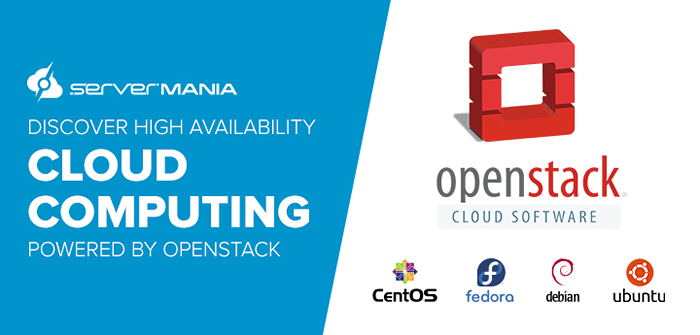 ServerMania - Descubra alta disponibilidade de computação em nuvem, alimentada pelo OpenStack