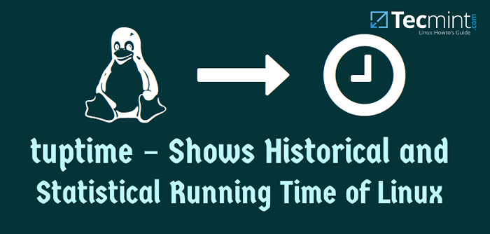 Tuptime - pokazuje historyczny i statystyczny czas działania systemów Linux