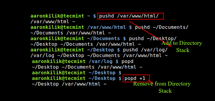 Użyj „pushd” i „popd” do wydajnej nawigacji systemu plików w systemie Linux