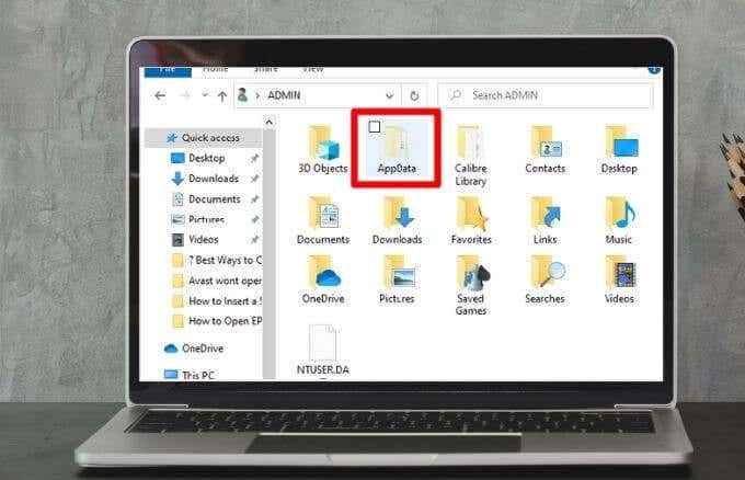 Apakah folder AppData di Windows 10